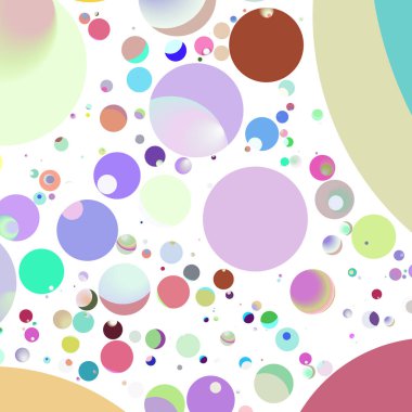 Çok renkli geometrik daire arka plan seamless modeli.