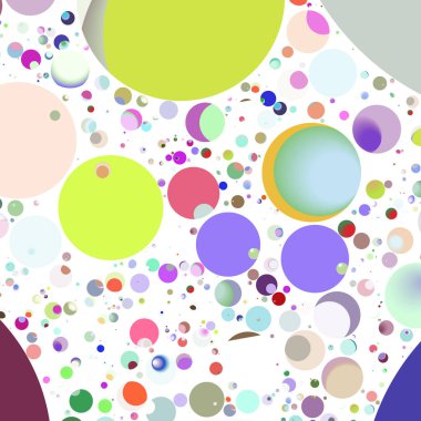 Çok renkli geometrik daire arka plan seamless modeli.