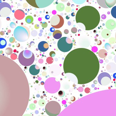 Daire saydam arka plan - eğilim seamless modeli.