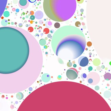 Çok renkli geometrik daire arka plan seamless modeli.