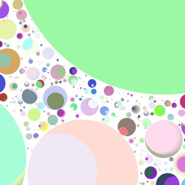 Çok renkli geometrik daire arka plan seamless modeli.