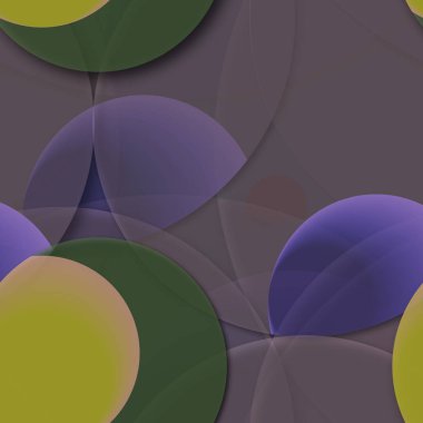 Çok renkli geometrik daire arka plan seamless modeli.