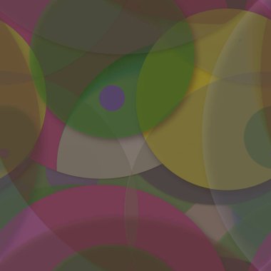 Çok renkli geometrik daire arka plan seamless modeli.