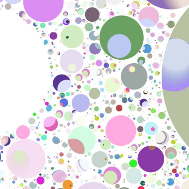 Çok renkli geometrik daire arka plan seamless modeli.