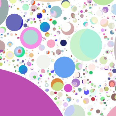 Daire saydam arka plan - eğilim seamless modeli.