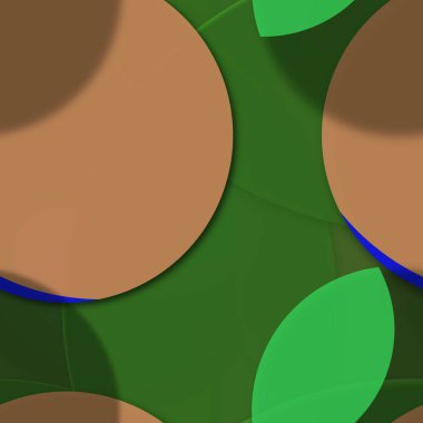 Çok renkli geometrik daire arka plan seamless modeli.