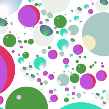 Çok renkli geometrik daire arka plan seamless modeli.