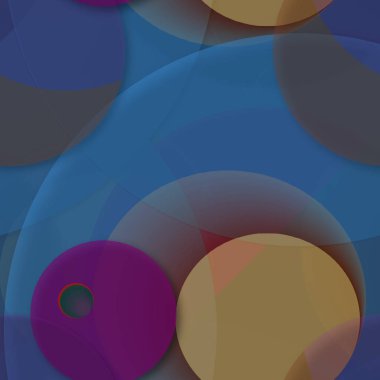 Çok renkli geometrik daire arka plan seamless modeli.