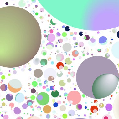 Çok renkli geometrik daire arka plan seamless modeli.