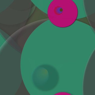 Çok renkli geometrik daire arka plan seamless modeli.