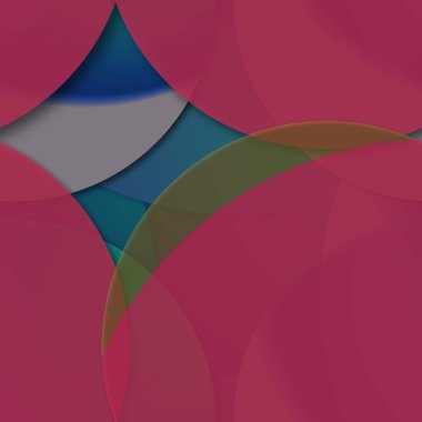 Çok renkli geometrik daire arka plan seamless modeli.