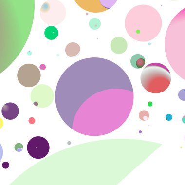 Çok renkli geometrik daire arka plan seamless modeli.