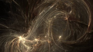 Fantezi kaotik renkli fraktal desen. Soyut Fraktal şekiller. 3D render resimde arka plan veya duvar kağıdı.