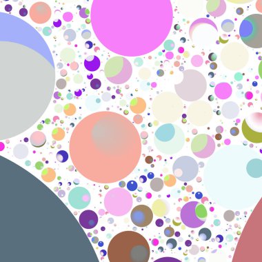 Çok renkli geometrik daire arka plan seamless modeli.
