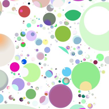 Çok renkli geometrik daire arka plan seamless modeli.