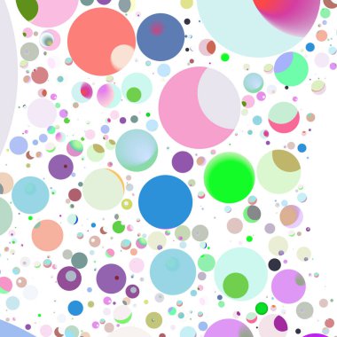 Çok renkli geometrik daire arka plan seamless modeli.