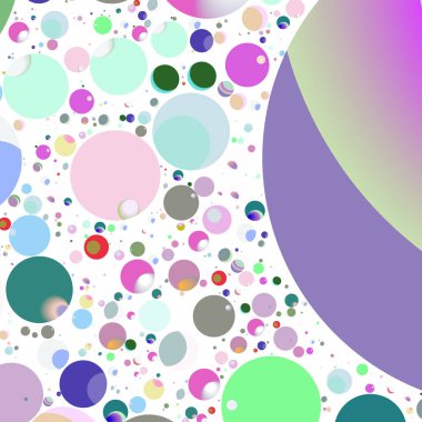Çok renkli geometrik daire arka plan seamless modeli.