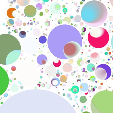 Çok renkli geometrik daire arka plan seamless modeli.