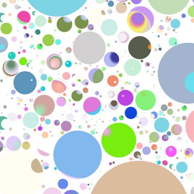 Çok renkli geometrik daire arka plan seamless modeli.