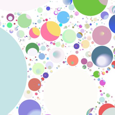 Çok renkli geometrik daire arka plan seamless modeli.