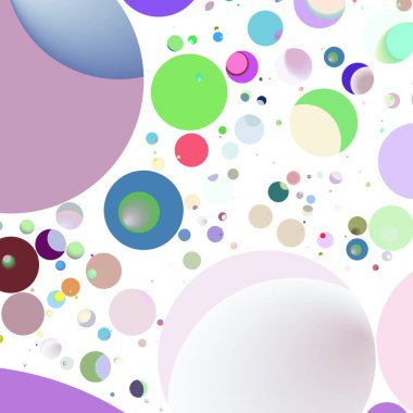 Çok renkli geometrik daire arka plan seamless modeli.