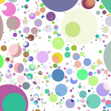 Çok renkli geometrik daire arka plan seamless modeli.
