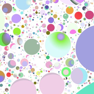 Çok renkli geometrik daire arka plan seamless modeli.