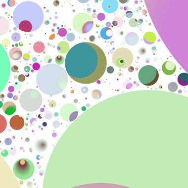 Daire saydam arka plan - eğilim seamless modeli.