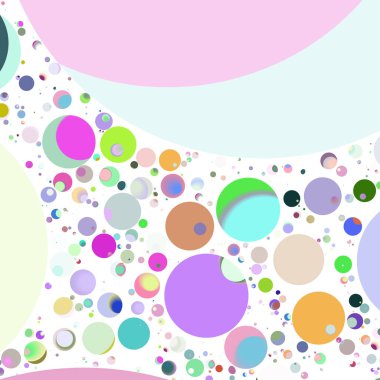 Çok renkli geometrik daire arka plan seamless modeli.