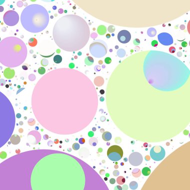 Çok renkli geometrik daire arka plan seamless modeli.