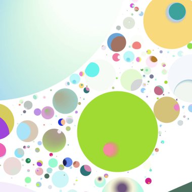 Çok renkli geometrik daire arka plan seamless modeli.