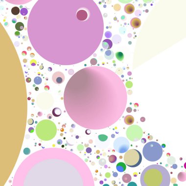 Çok renkli geometrik daire arka plan seamless modeli.