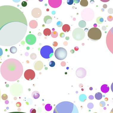 Çok renkli geometrik daire arka plan seamless modeli.