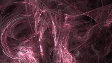 Fantezi kaotik renkli fraktal desen. Soyut Fraktal şekiller. 3D render resimde arka plan veya duvar kağıdı.