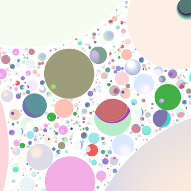 Çok renkli geometrik daire arka plan seamless modeli.