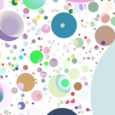 Çok renkli geometrik daire arka plan seamless modeli.