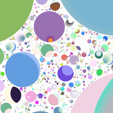 Çok renkli geometrik daire arka plan seamless modeli.