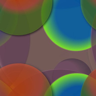 Çok renkli geometrik daire arka plan seamless modeli.