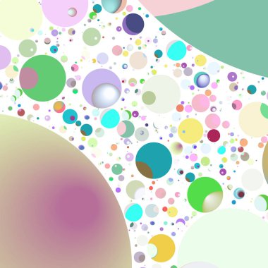 Çok renkli geometrik daire arka plan seamless modeli.