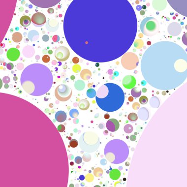 Çok renkli geometrik daire arka plan seamless modeli.