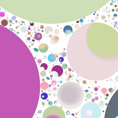 Çok renkli geometrik daire arka plan seamless modeli.