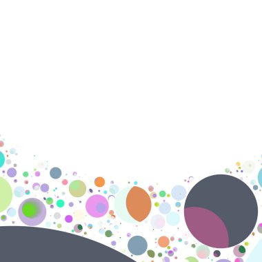 Daire saydam arka plan - eğilim seamless modeli.