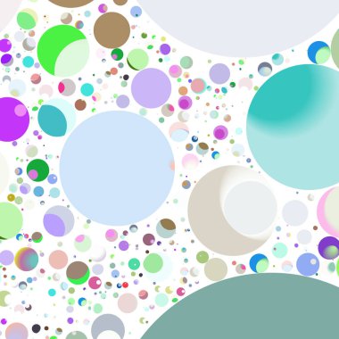 Çok renkli geometrik daire arka plan seamless modeli.