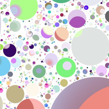 Çok renkli geometrik daire arka plan seamless modeli.