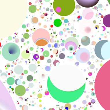 Çok renkli geometrik daire arka plan seamless modeli.