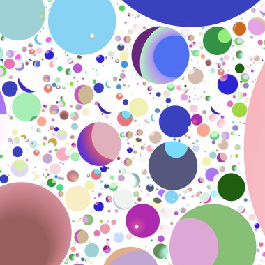 Çok renkli geometrik daire arka plan seamless modeli.