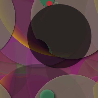 Çok renkli geometrik daire arka plan seamless modeli.