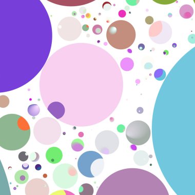 Çok renkli geometrik daire arka plan seamless modeli.