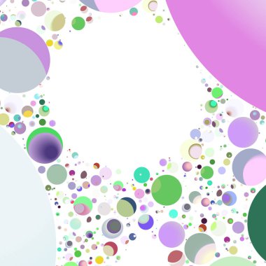 Çok renkli geometrik daire arka plan seamless modeli.