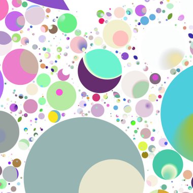 Çok renkli geometrik daire arka plan seamless modeli.